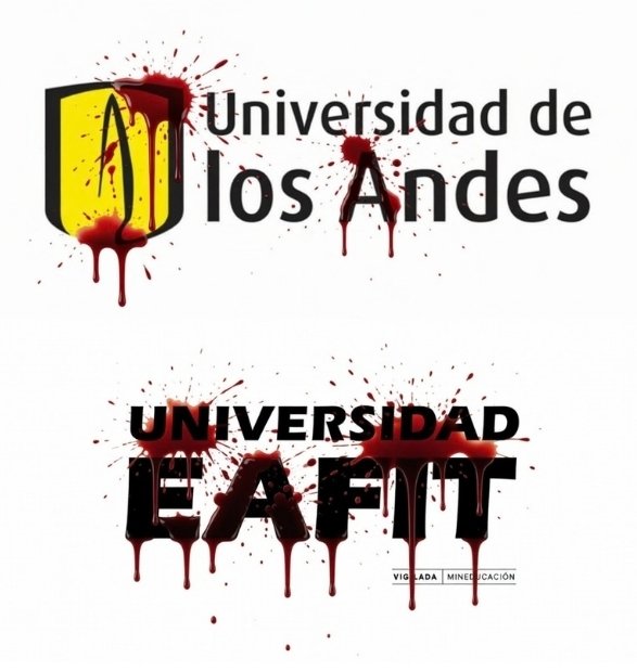 Así se ven la <a href="/Uniandes/">Uniandes</a> y la <a href="/EAFIT/">Universidad EAFIT</a> luego de haberle dado micrófono y validación a los violadores de 18.677 niños.