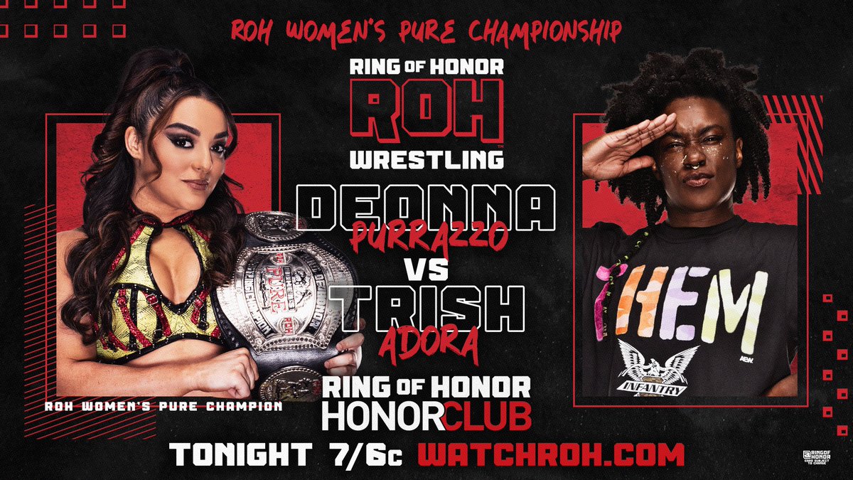 realBobbyCruise's tweet image. #ROHTV is on #HonorClub at WatchROH.com right now. Two title matches and a bunch more. 

📺 Watch ROH TV on #HonorClub at