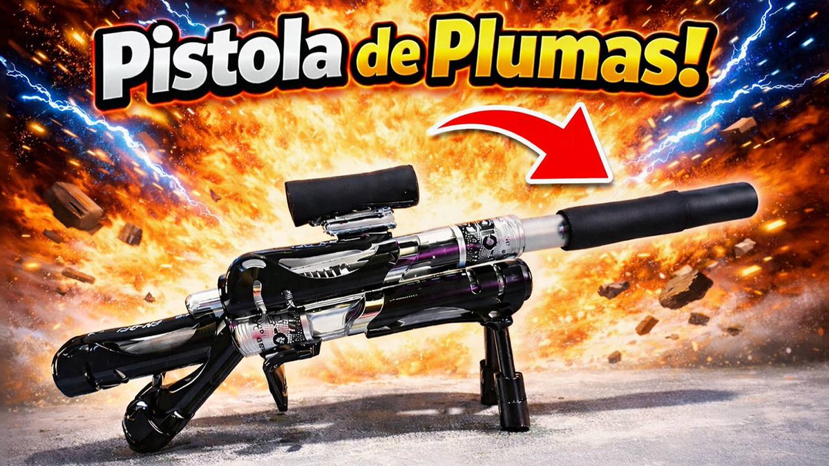 Hice una pistola de juguete con solo plumas!!!
✒️🔫👀

⬇️link del video⬇️

youtu.be/ZCWv5oKyvPs?si…