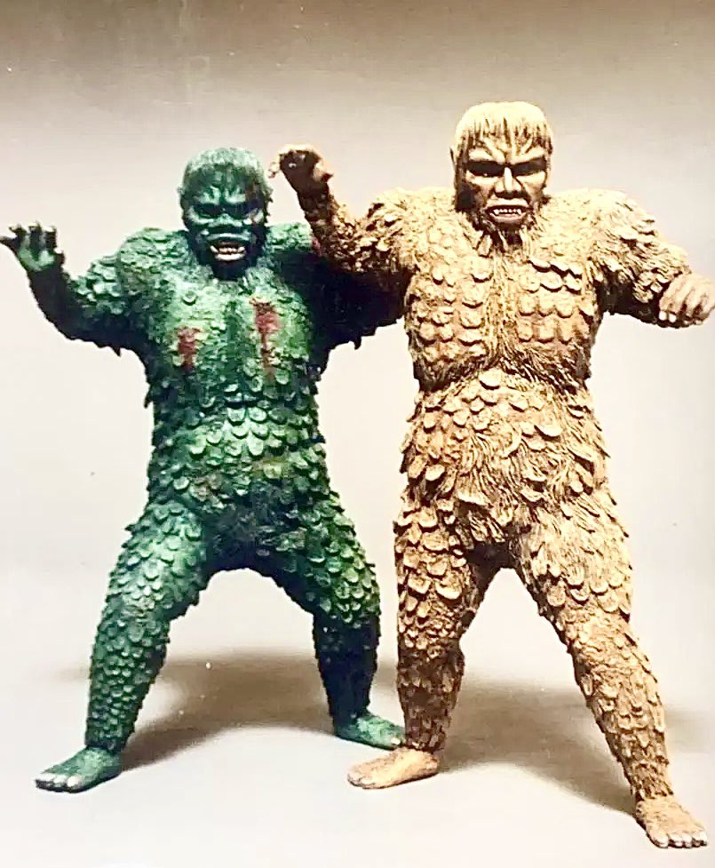 昔、自分が原型製作したガレージキット「サンダ対ガイラ」のパッケージ