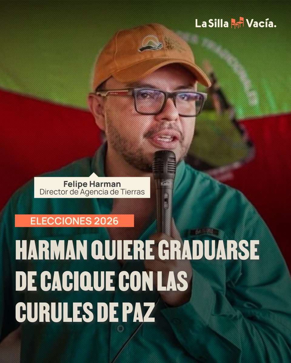 Felipe Harman, exalcalde de Villavicencio y director de la Agencia Nacional de Tierras, ha montado una estructura clientelista como la de los clanes de siempre usando la entidad.

🗳️Ahora busca acaparar las curules de paz en Meta y Magdalena.

Va 🧵