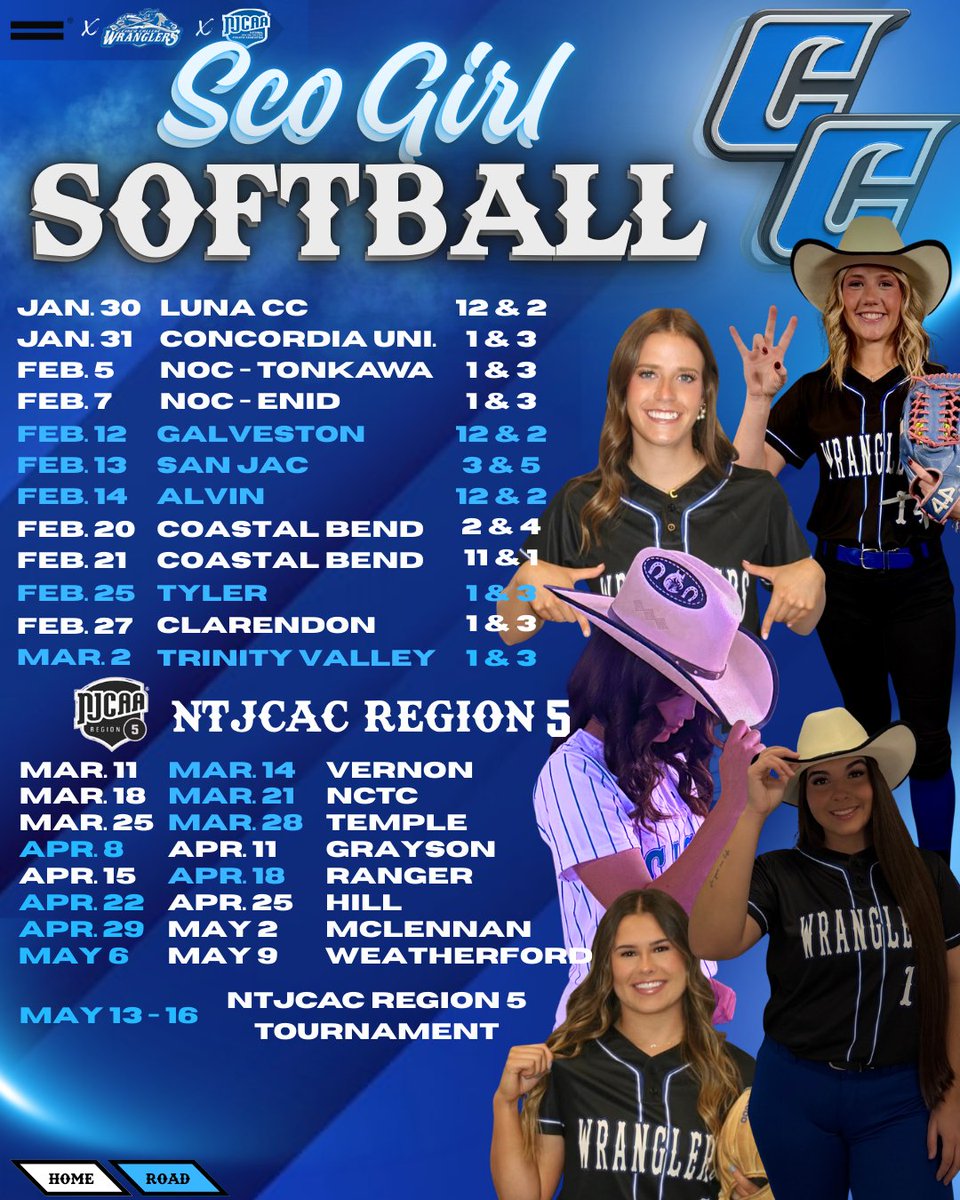 Be sure not to miss any of the remaining action this year!!!
#ScoGirlSB