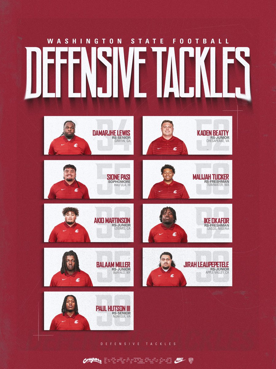 Washington State Football tweet media