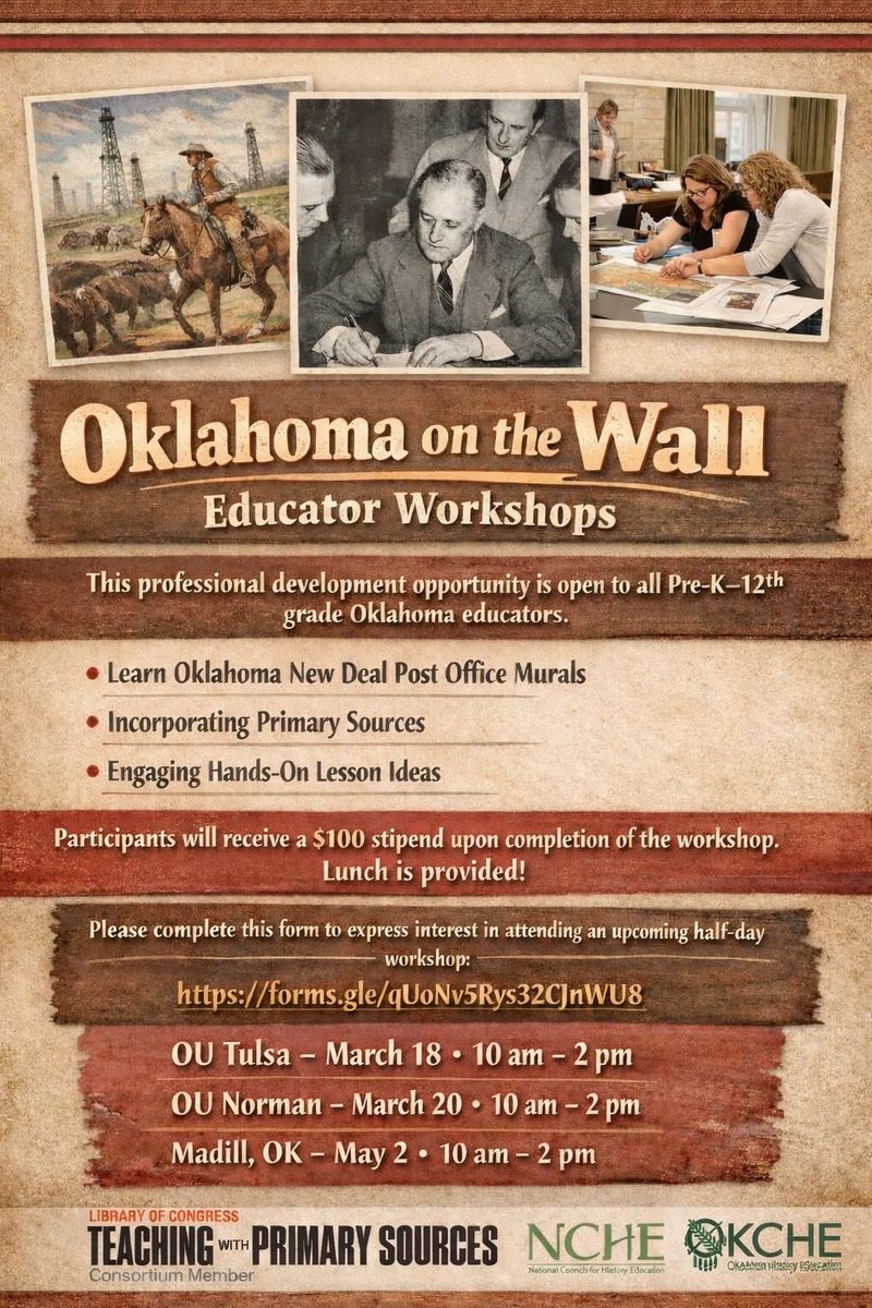Oklahoma Council for History Education tweet media