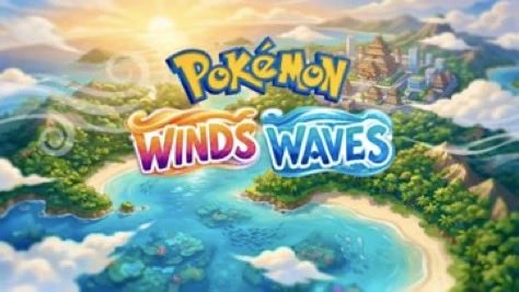 ReceWeinberg's tweet image. New ‘Pokemon’ gen 10 leaks!!! Revealing the new logo being called “winds and waves” and new images of the game!!
