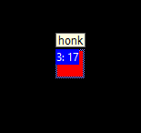 Faz-Fact: In FNAF 4's minigame sections, there's an unused honk button that was able to be pressed.

It is unknown what object it belonged to -- likely the Fredbear or Freddy plush --, but there is leftover code to confirm what it was meant to do.

It is out of bounds.