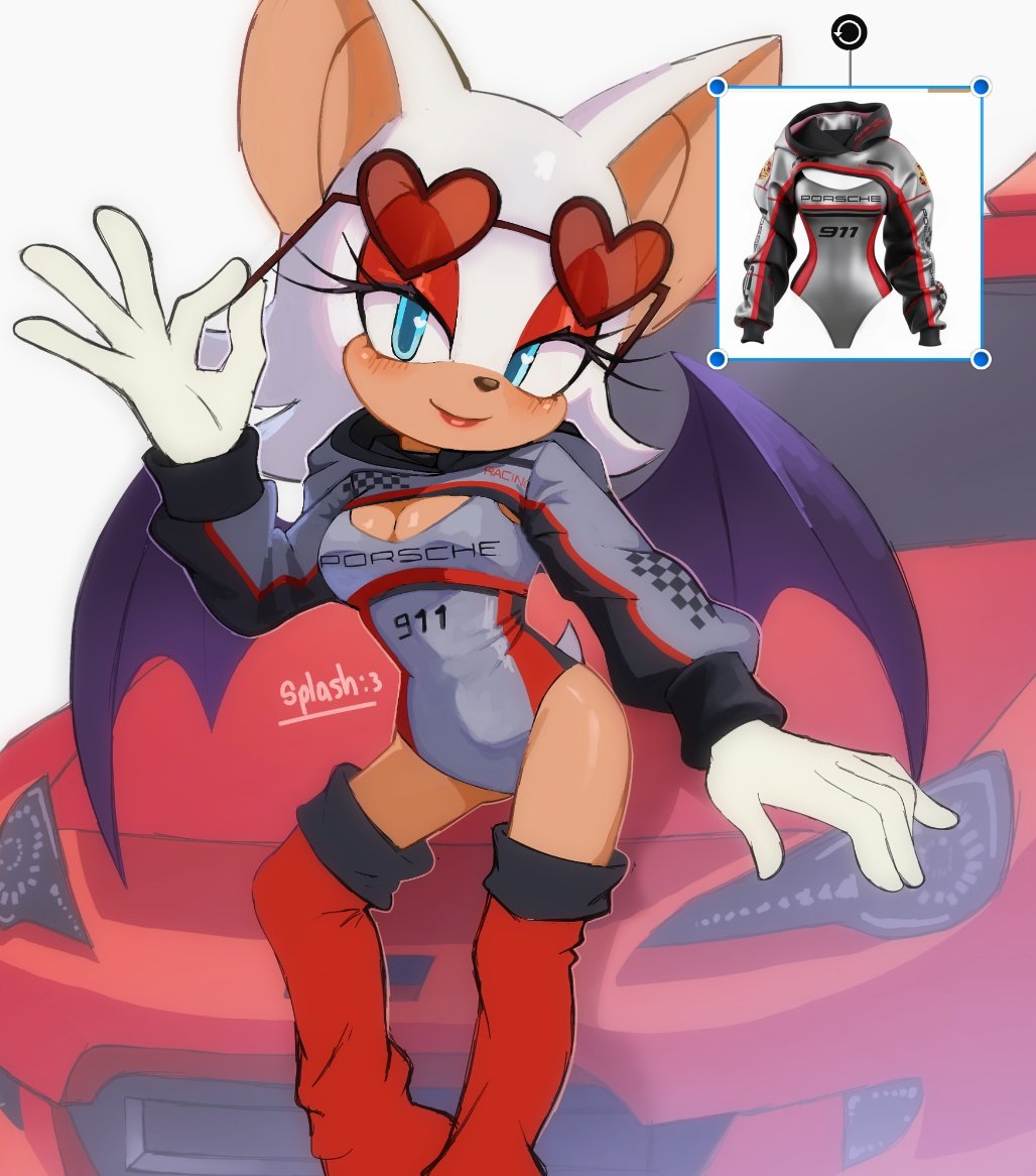 Splash_AD_'s tweet photo. #Rouge doodle 

#RougeTheBat https://t.co/4lOBNLiqTq