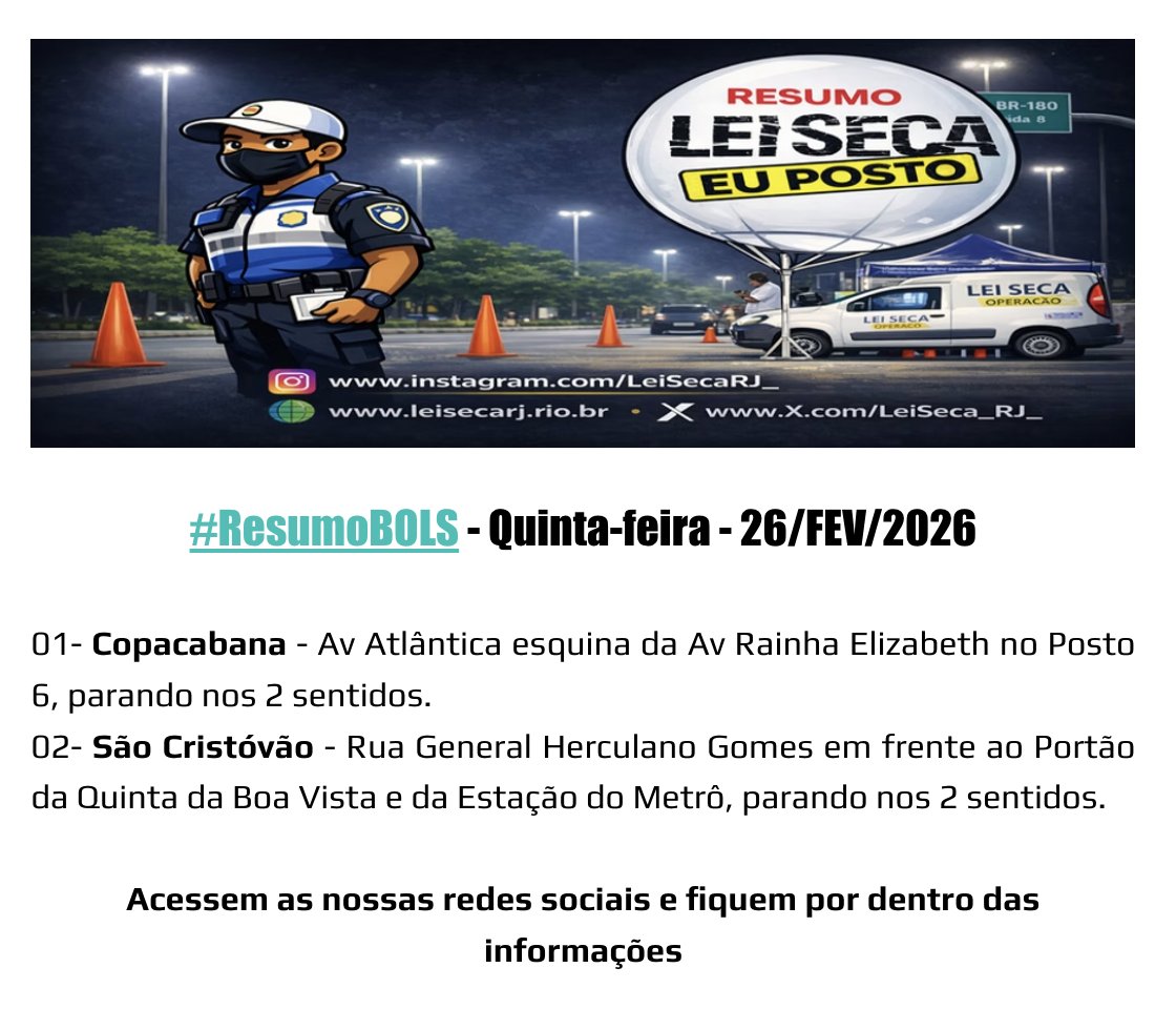 Fiquem atentos na sequência das postagens para não perderem nenhuma atualização. leisecarj.rio.br/single-post/re…