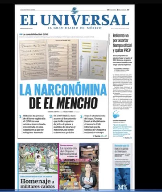 La supuesta “Narconómina” del Mencho parecen más las cuentas de un tendero de barrio y no las del Cártel más poderoso, con cobertura en mas de 20 países, de risa la nota.