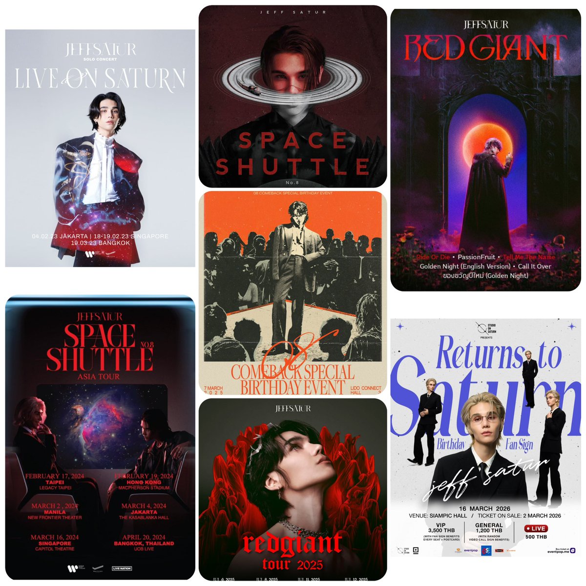 Love the concept of “Jeff Satur Returns to Saturn”

We started with Jeff Satur Live On Saturn concert &amp; now he’s Returning to Saturn with us after a Space Shuttle No 8 trip &amp; being Red Giant 🪐 +

#JeffSatur
#JeffSaturReturnsToSaturnBirthdayFanSign 
<a href="/jeffsatur/">𝗝 𝗘 𝗙 𝗙 𝗦 𝗔 𝗧 𝗨 𝗥 (罗杰夫)</a> 
<a href="/studio_onsaturn/">STUDIO ON SATURN OFFICIAL</a>