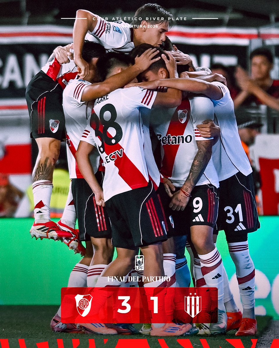 ¡GANÓ RIVER! ⚪️🔴⚪️