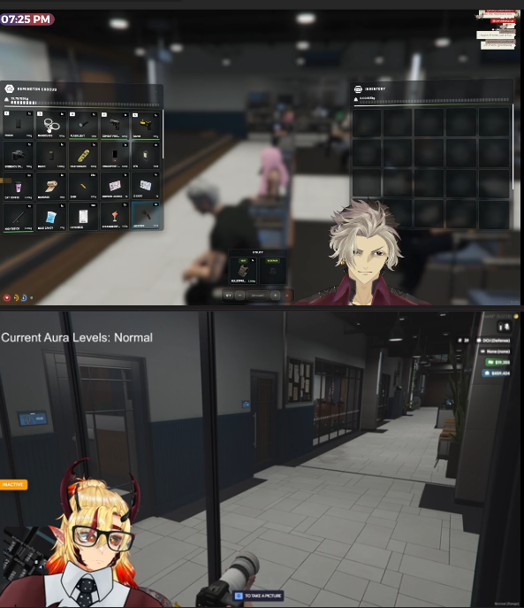 Remi at the morning briefing at the PD and a snooping Jake right outside.