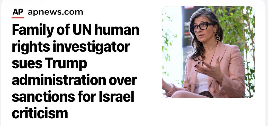 Image for the Tweet beginning: Francesca Albanese is a raging