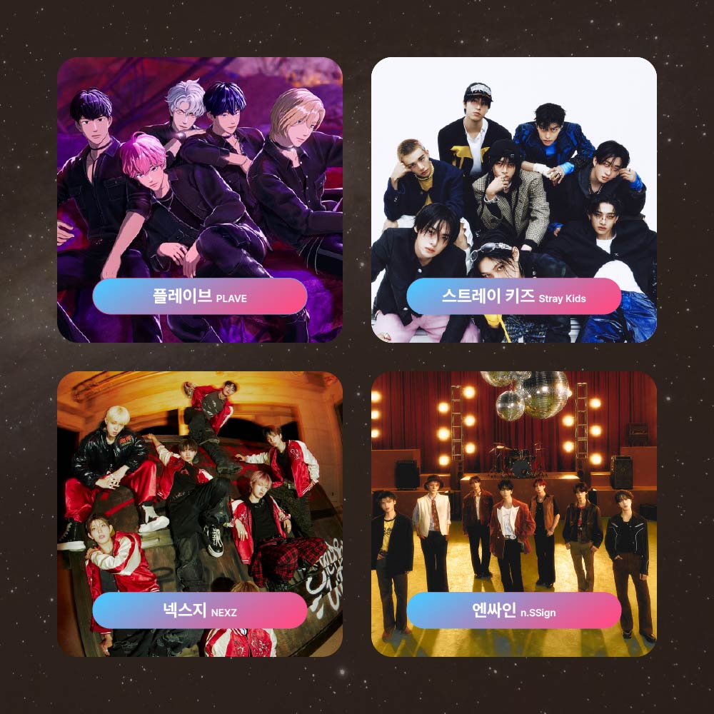 팬앤스타 #글로벌핫스타 #GlobalHotStar
3월 1주차 투표 OPEN❤

전 세계를 사로잡은 K-POP 아티스트는 누구?
한국을 넘어 해외에서도 큰 사랑을 받는 글로벌 핫스타!
여러분의 손으로 직접 뽑아주세요.💫

♡ buly.kr/1RD1VrR ♡

#플레이브 #스트레이키즈 #넥스지 #엔싸인