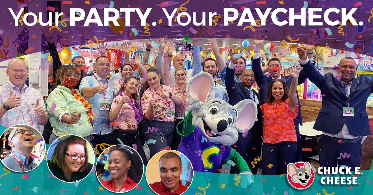 Chuck E. Cheese Jobs tweet media