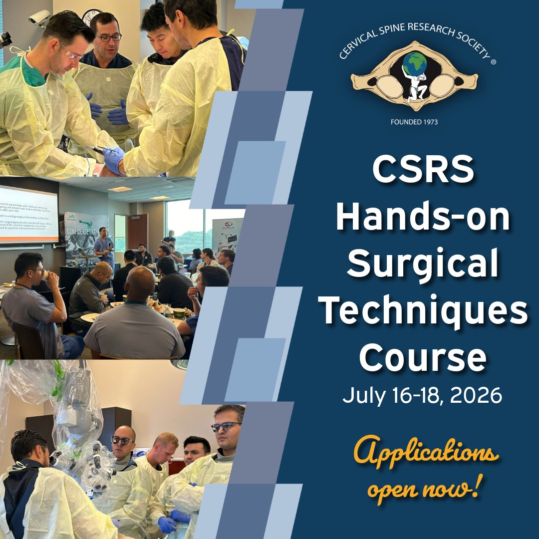 Cervical Spine Research Society tweet media