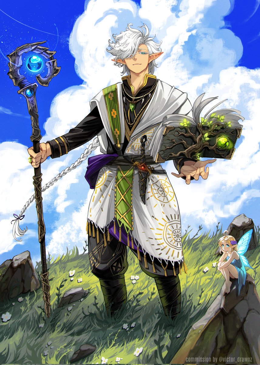 Commission work

Rahmus-Emrys Elduin Drakonis the Paragon of Magic. 

#commissionart #CommissionedArt