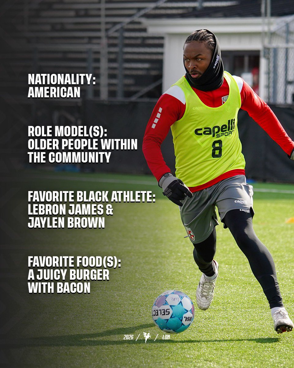 LoudounUnitedFC's tweet photo. Black History Month is a time to recognize the impact, excellence, and influence that continues to shape our game and our communities.

Listen to defender Ezra Armstrong (@Ezarms98) reflect on what Black History means to him, the importance of community in his education, and why these conversations deserve space long after February ends.

📲https://t.co/PUPzuAFnP2