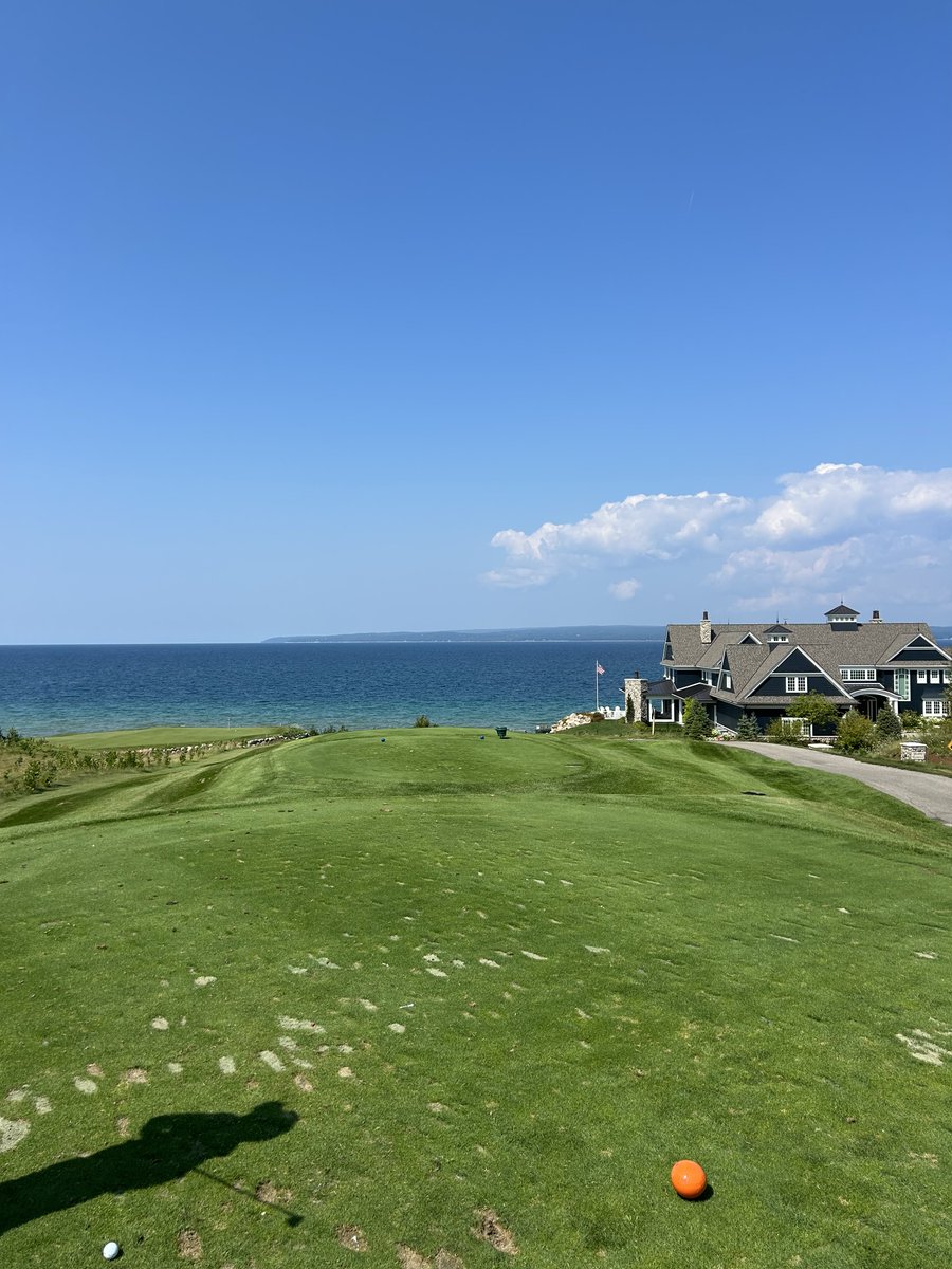 Thinking of northern Michigan golf in the summer…