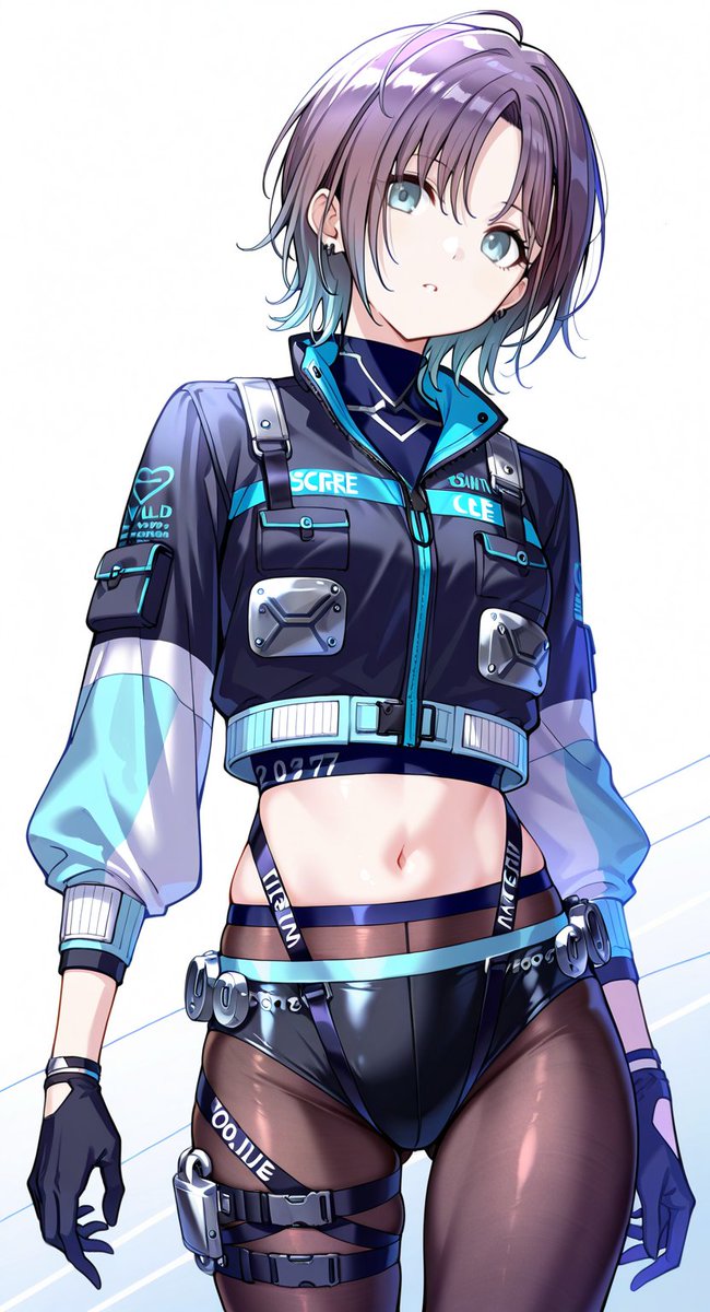 ClawMoew's tweet photo. [VividBlue: The Flagship] 💎
『ClawMoew AI Lab』が贈る究極のブランドビジュアル。
物理質感の極致、消光の錬金術。

浅倉透：VividBlue Special PR.
冷徹なディテールと神性の融合。これが当工房の旗艦たる証明です。

#VividBlue #浅倉透 #シャニマス #AIイラスト #ClawMoewLab🐾 https://t.co/9aycUe41en