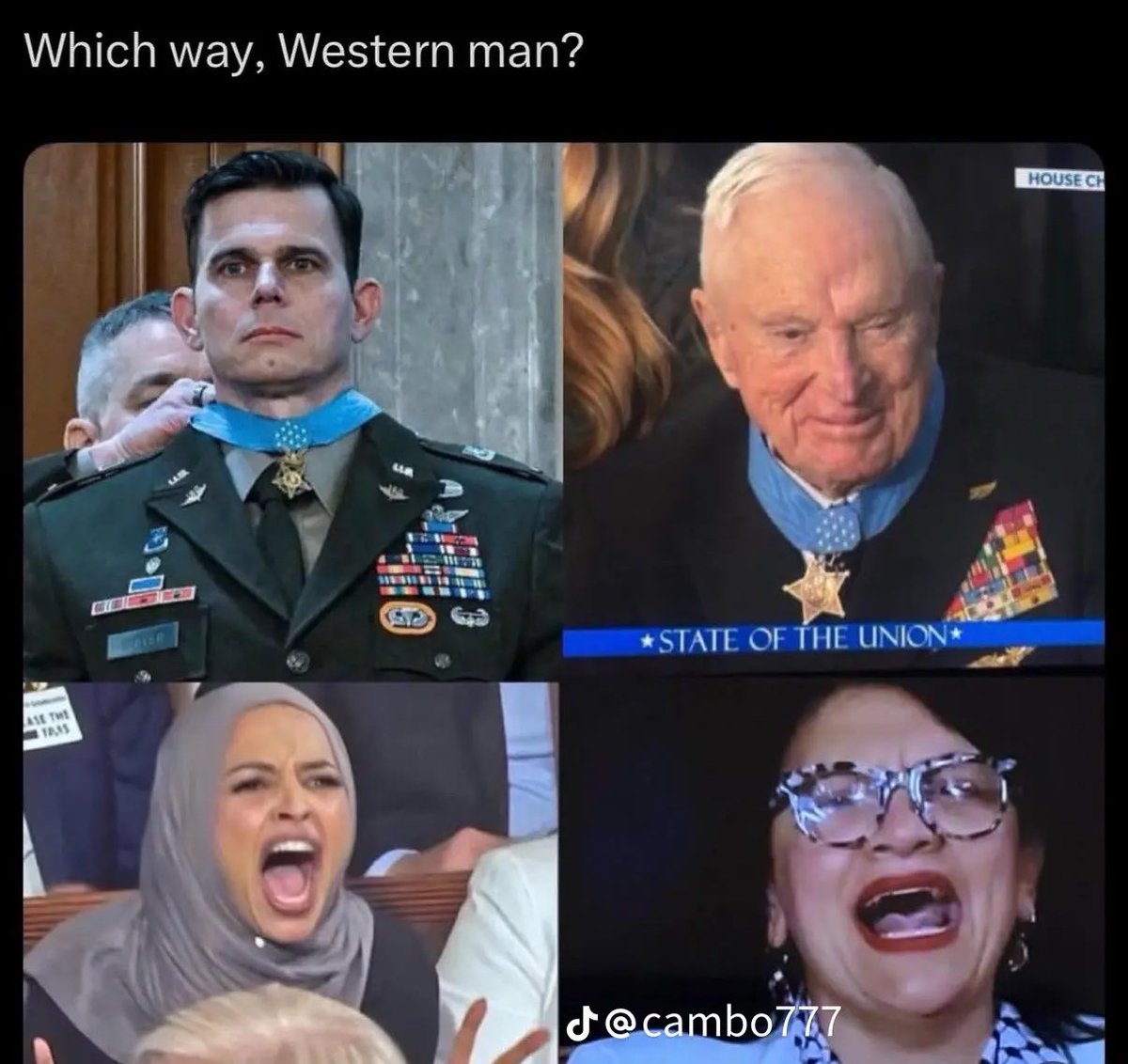 The difference between real Americans and domestic terrorists like <a href="/IlhanMN/">Ilhan Omar</a> <a href="/Ilhan/">Rep. Ilhan Omar</a> <a href="/TheDemocrats/">Democrats</a> <a href="/HouseDemocrats/">House Democrats</a> <a href="/SenateDems/">Senate Democrats</a> nasty sick ugly people