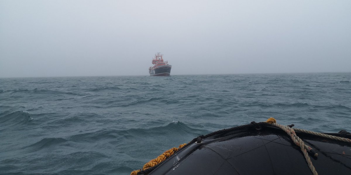 tinyprincess668's tweet photo. Un día con niebla, lluvia y mar agitada. Los modelos meteorológicos de Aemet gSREPS y AEWAM-A muy útiles en la predicción de la niebla y el oleaje, respectivamente. @utm_csic @Antartica_ET @AEMET_Esp https://t.co/JSvEEqkO4V