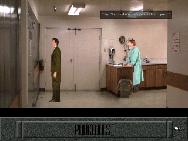 SierraOnLineUni's tweet image. ❄️

👀

Police Quest: Open Season (1993)

#Refrigerator #PoliceQuest #SierraOnLine #SierraGames #Sierra #AdventureGame #PointAndClick #RetroGaming #RetroGames #RetroGamer #Nerd #Geek #PcGaming #PcGames #DOSGaming #Gaming #VideoGames #Games #Collector #90s
