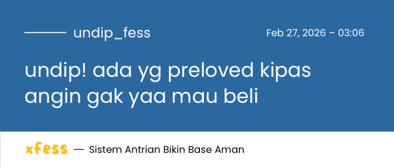 UNDIP MENFESS tweet media