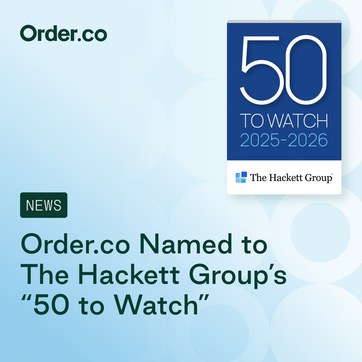 🏆 <a href="/OrderCo_/">Order.co</a> is on <a href="/TheHackettGroup/">The Hackett Group</a>’s 2025–2026 “50 to Watch” list! Proud to be recognized among companies shaping the future of procurement.

See the full list here: hubs.la/Q044S8T20
