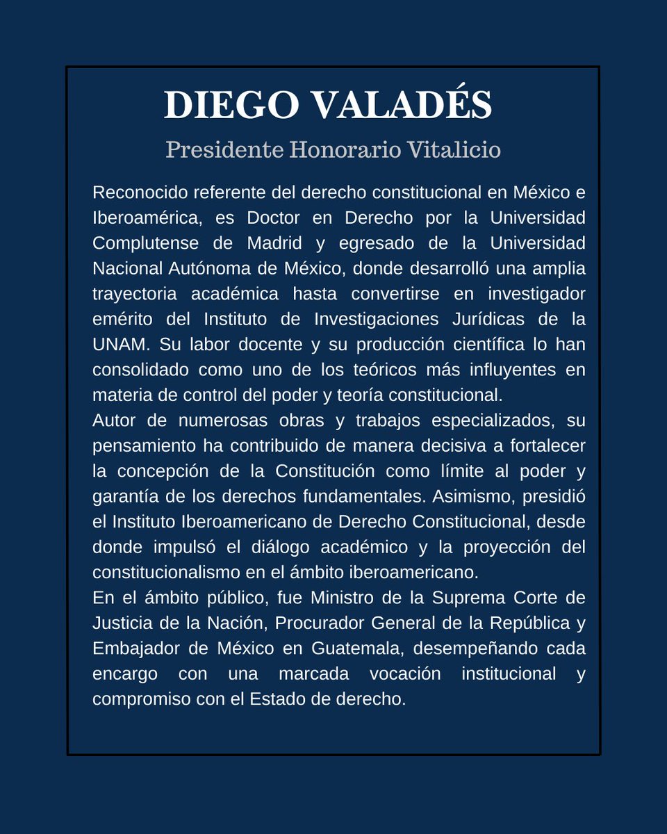 Instituto Iberoamericano de Derecho Constitucional tweet media