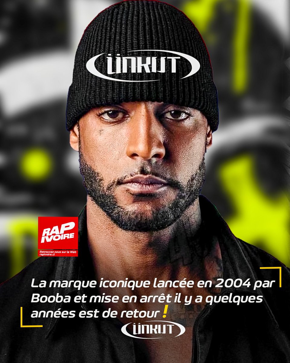 RAP_IVOIRE's tweet photo. Donc Booba relance Unkut en 2026…
👉 Une marque qui a marqué une génération 👉 Une identité jamais copiée, jamais égalée, la sape underground sans hésitation.
#Booba #Unkut https://t.co/aMhcw50aes