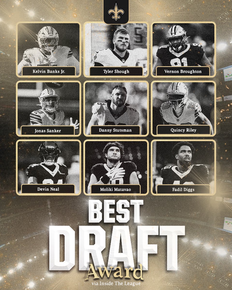 Those are our rookies 😤
#Saints | @InsideTheLeague