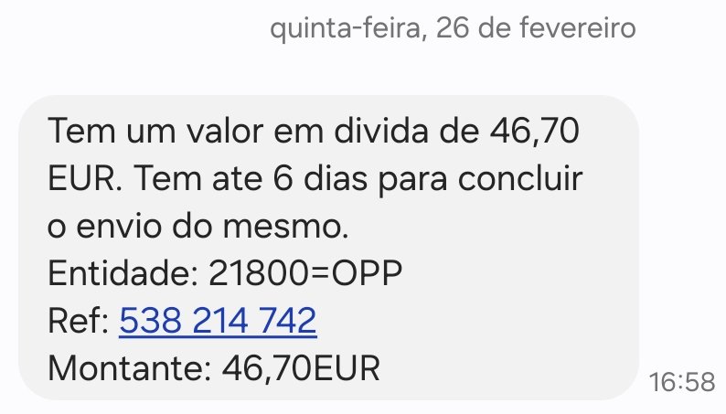 Cuidado mais uma fraude por sms