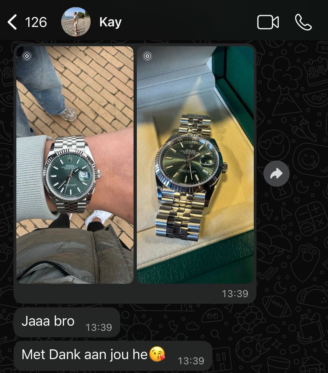 Receiving daily messages from students buying their first Rolex.

Dropshipping is going well.