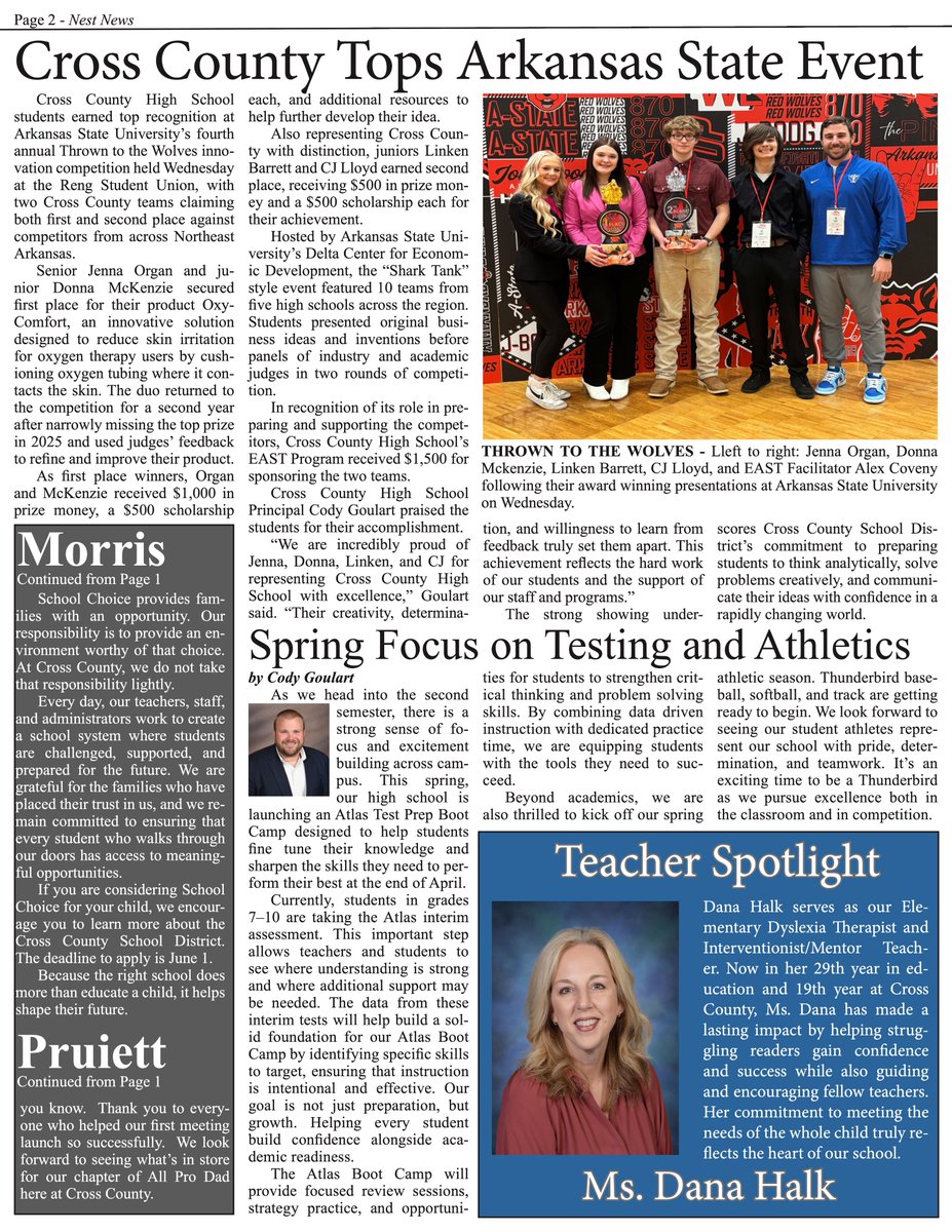 Cross County Schools tweet media