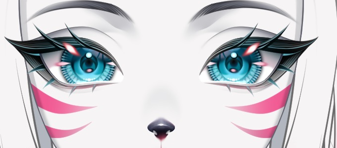 I've always ALWAYS wanted to participate in the vtubers show me your eyes trend. 
I finally caaaaan!!! #vtubers please gaze upon my windows to my soul and tell me they're pretty QnQ)/