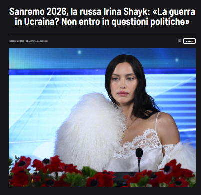 Ma come, come cazzo si fa a mandare in onda una roba del genere?
E' peggio di Gergiev a Caserta.