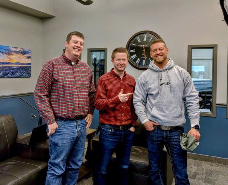 ofcl_spudcrypto's tweet photo. 🚜🎙️ THAT’S A WRAP! 🎙️🚜

We just finished recording the Farm Bureau “Dirt Road Discussions” Podcast — and let me tell you… it was 🔥

Two weeks from now it goes LIVE — and you’re going to want to tune in for this one.

We had some powerful conversations about:
🌱 How crypto actually works (no fluff, real talk)
🏦 Why digital assets are going to play a MASSIVE role in banking & finance
🚜 What this means for agriculture and rural America
💡 How education is the key to adoption

This wasn’t hype — this was real discussion, real questions, and real answers. The kind of conversations that move industries forward.

Huge thank you to the Farm Bureau team for inviting us on and giving us the platform to share education, vision, and where this space is headed. We truly appreciate the opportunity and the great dialogue.

Mark your calendars.
Get ready.
Crypto is coming to main street finance whether people are ready or not.

We’ll share the link the moment it drops. Stay tuned. 🚀
