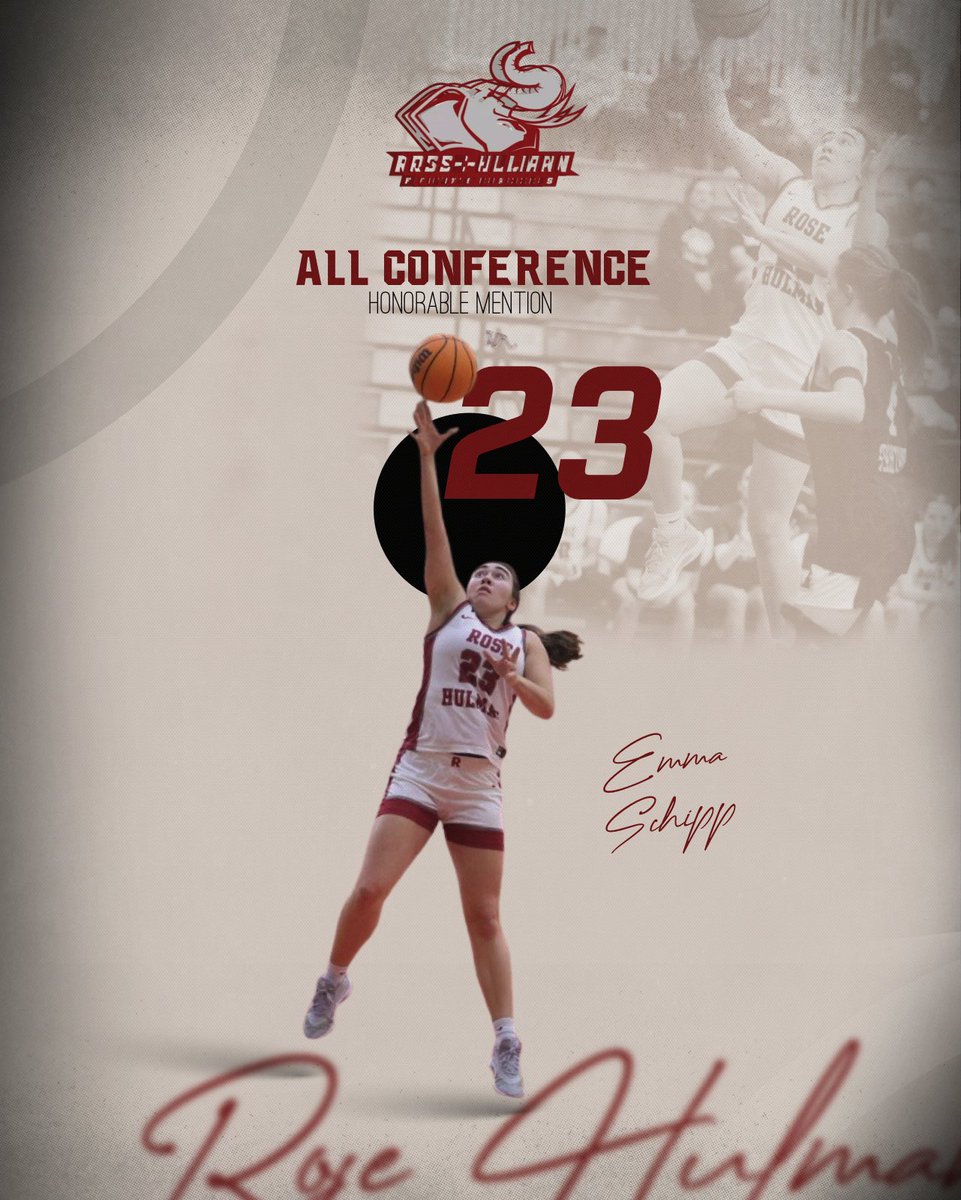 Rebounder. Competitor. Difference maker.
Emma Schipp finished 13th in the conference in rebounding (6.0 RPG) and led our team with three double-doubles.
She crashed the glass.
She finished through contact.
She showed up in big moments.
Sophomore. Steady. Tough.