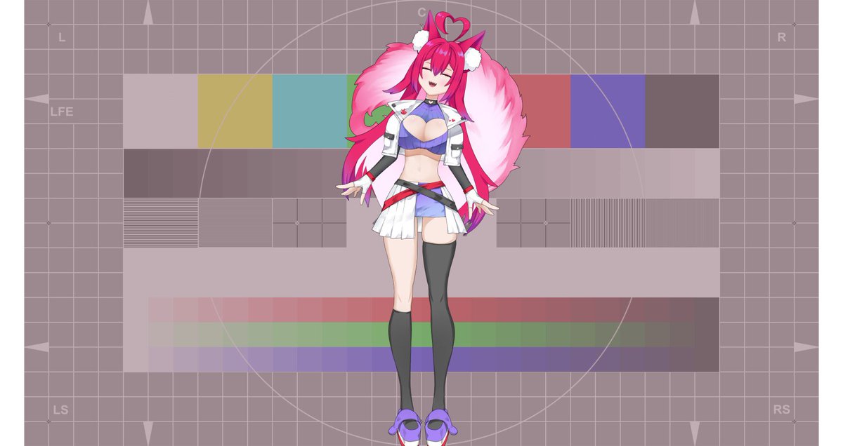 This begs the question. 

Gamers, 

Am I red or pink vtuber girl?