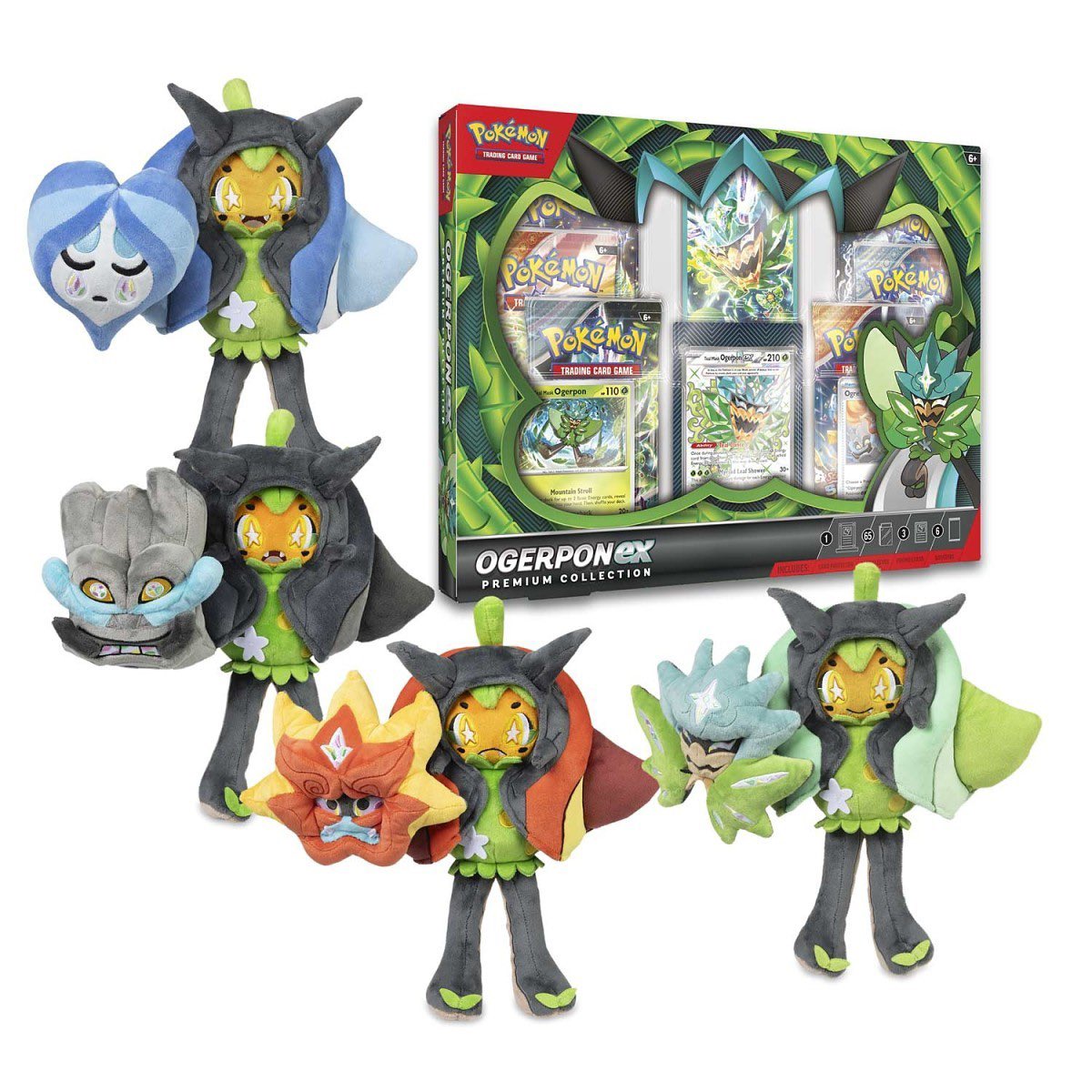 $160 Ogerpon ex Premium Collection and 4 Plush Bundle still available at  Pokmon Center https://t.co/GWEPhrSOY5