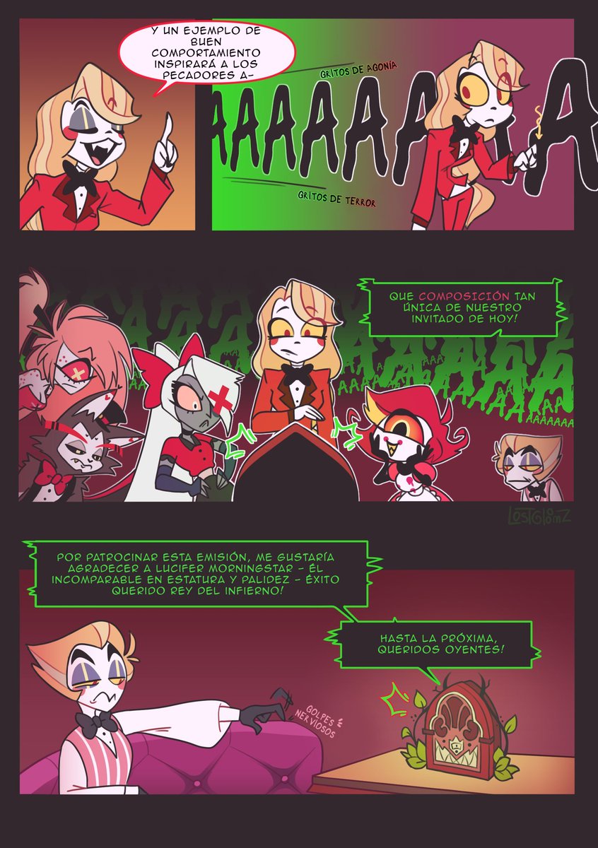 ArBo_moon's tweet photo. Verdugo
|pt4(1)|

Créditos a: @Lostgloom_z

#HazbinHotel #LuciferMorningstar #LuciferHazbinHotel #Alastor #AlastorHazbinHotel #Husk #CharlieMorningstar #CherriBomb #vaggi #vaggiehazbinhotel https://t.co/gFC5fJyQB8