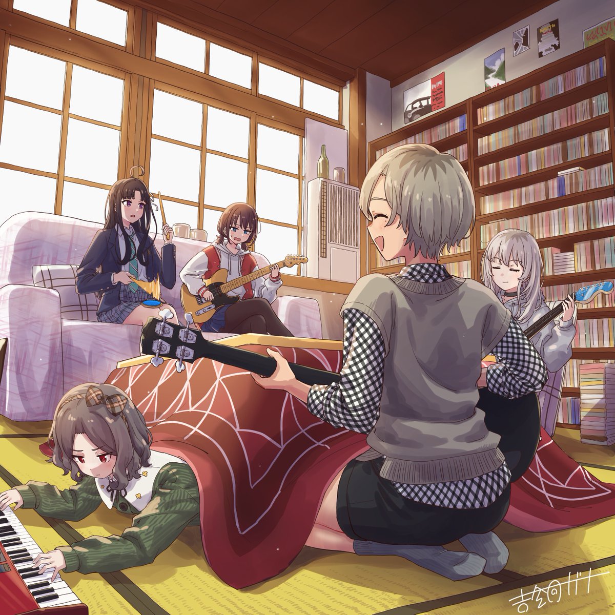 gato_oekaki's tweet photo. ガールズバンド宅練
#ガルクラ 
#GirlsBandCry https://t.co/SvUfRAQBPi