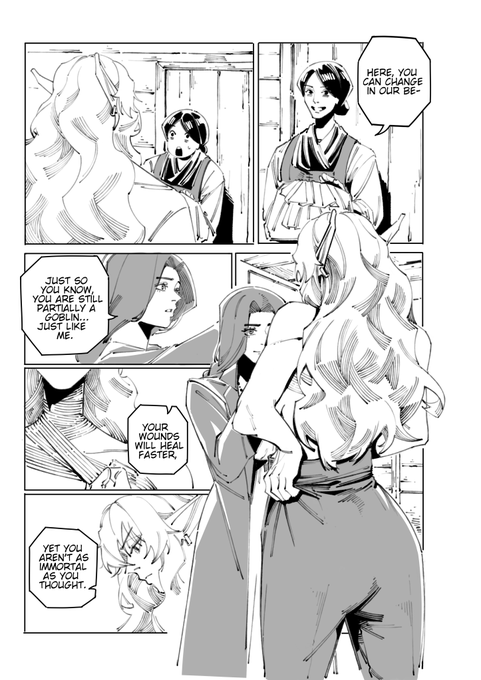 The drawing is just an extra scene from this page here 