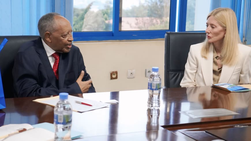 ULK_info's tweet photo. Today, 26 Feb 2026, #RefugeesRwanda met with #ULK_info alongside USA for UNHCR (U4U) during a high-level mission to advance the #DAFI scholarship programme. Grateful for the strong partnership supporting refugee access to higher education. 🎓🌍 https://t.co/7f8hRsqrIv