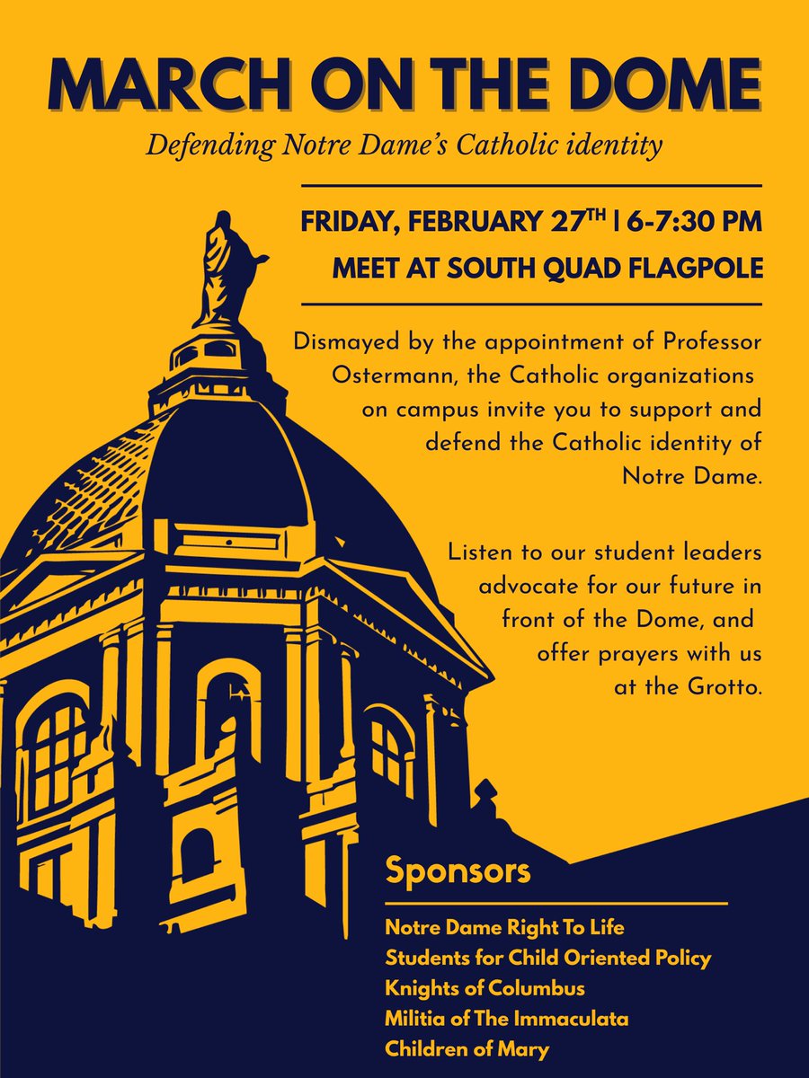 Notre Dame College Republicans tweet media