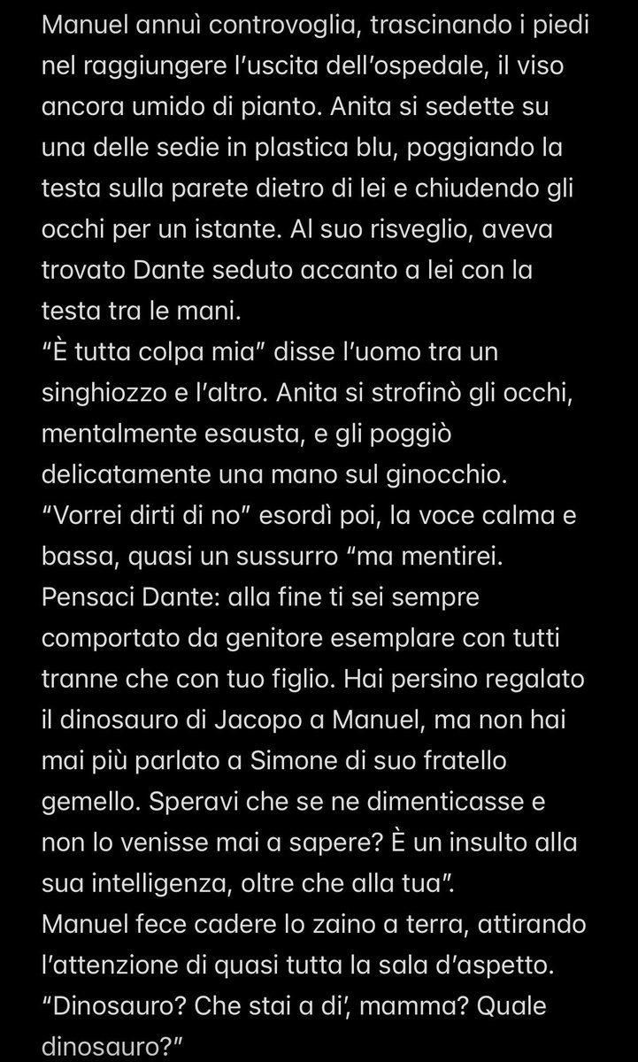 MichClairSimuel's tweet image. #miniOS tra dinosauri, risvegli e ti amo❤️‍🩹