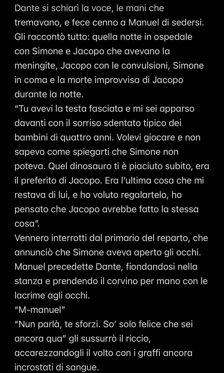 MichClairSimuel's tweet image. #miniOS tra dinosauri, risvegli e ti amo❤️‍🩹