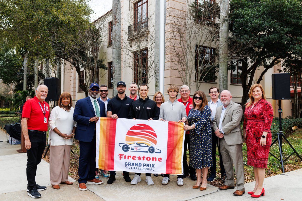 MayorKenWelch's tweet photo. .@GPSTPETE weekend is here! Looking forward to watching the NASCAR Truck Series races this year. Thanks to @IndyCar, @FirestoneTires, and @GreenSavoree for their partnership and continued commitment to bringing this world‑class event to our community.
#WeAreStPete #FirestoneGP https://t.co/wgGir6HOVt