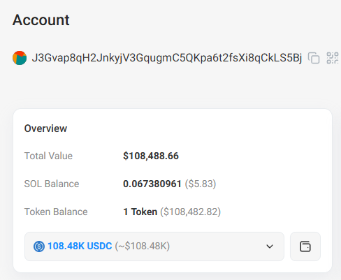 Update: Ensuring 1:1 USD value peg &amp; liquidity transparency to maintain the promised 1:1 USD value swap for $Xeris, we're publicly sharing the SOL wallet address that will hold the liquidity for this pairing.

$USDC will be automatically transferred to this address to provide the